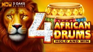 3 Oaks Gaming brings new beats to online slots with 4 African Drums: Hold & Win