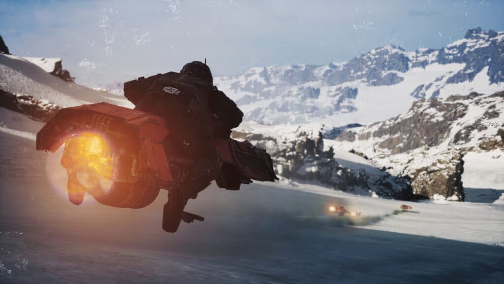 Star Wars: Galactic Racer game scene