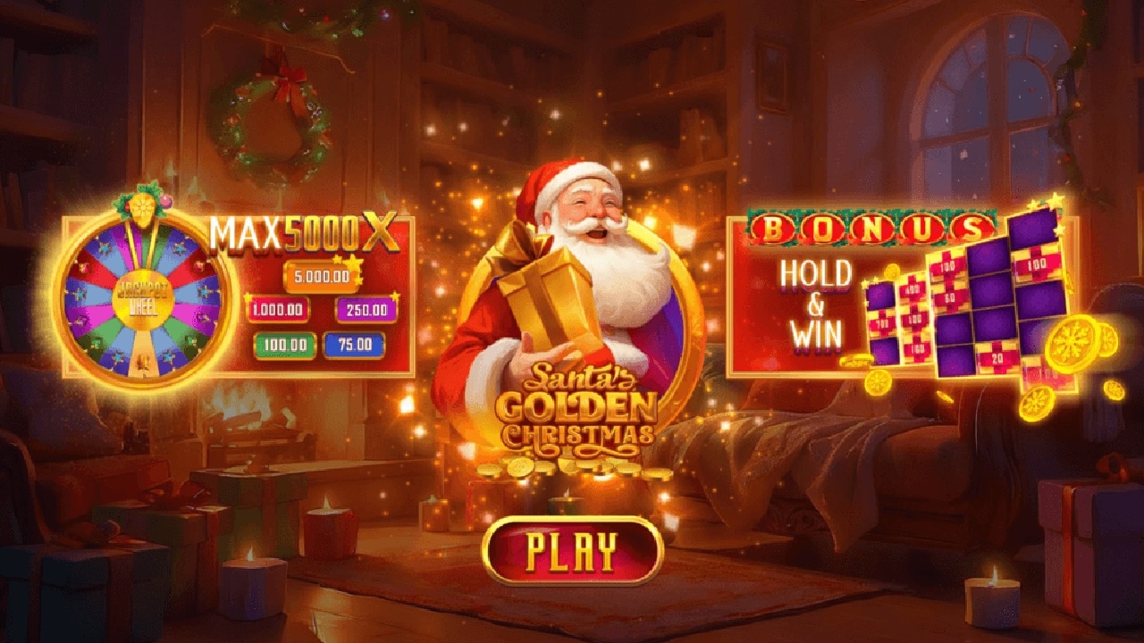santas golden christmas slot