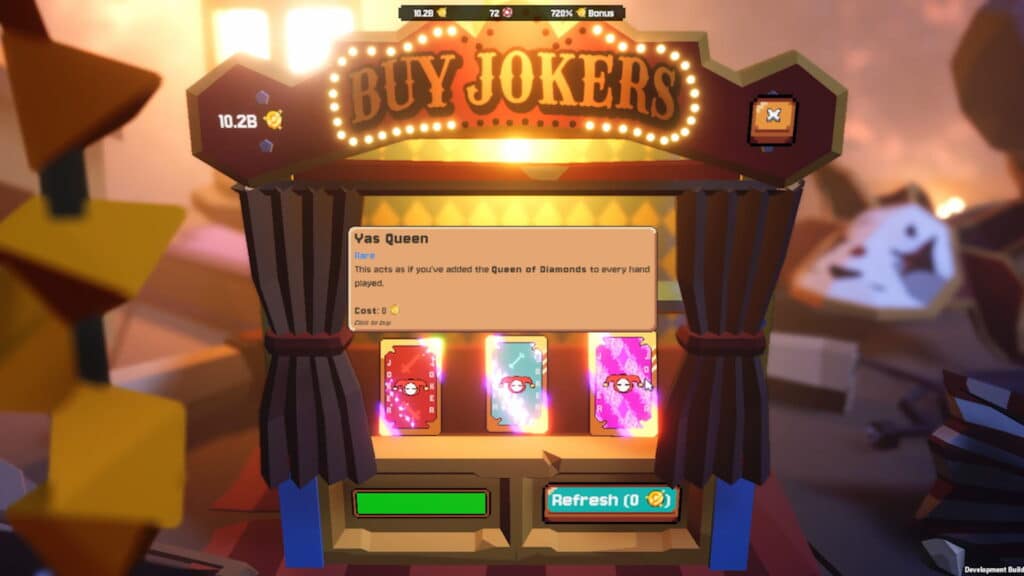The game in the picture is This Ain't Even Poker, Ya Joker