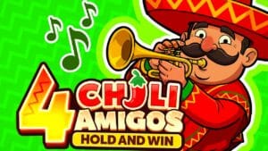 Things get a little spicy with 4 Chili Amigos: Hold and Win