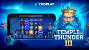 Evoplay brings the wrath of Zeus back in Temple of Thunder III