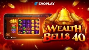 Evoplay rings in jackpot action with Wealth Bells 40