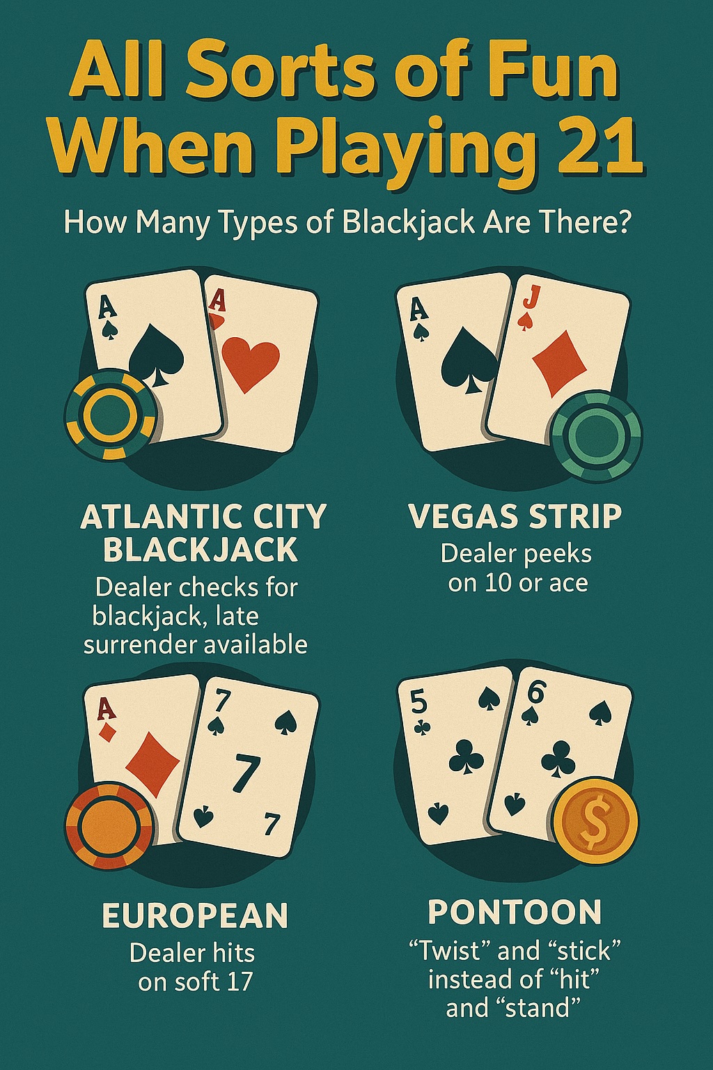 Types of Blackjack: What Makes Each Game Unique?