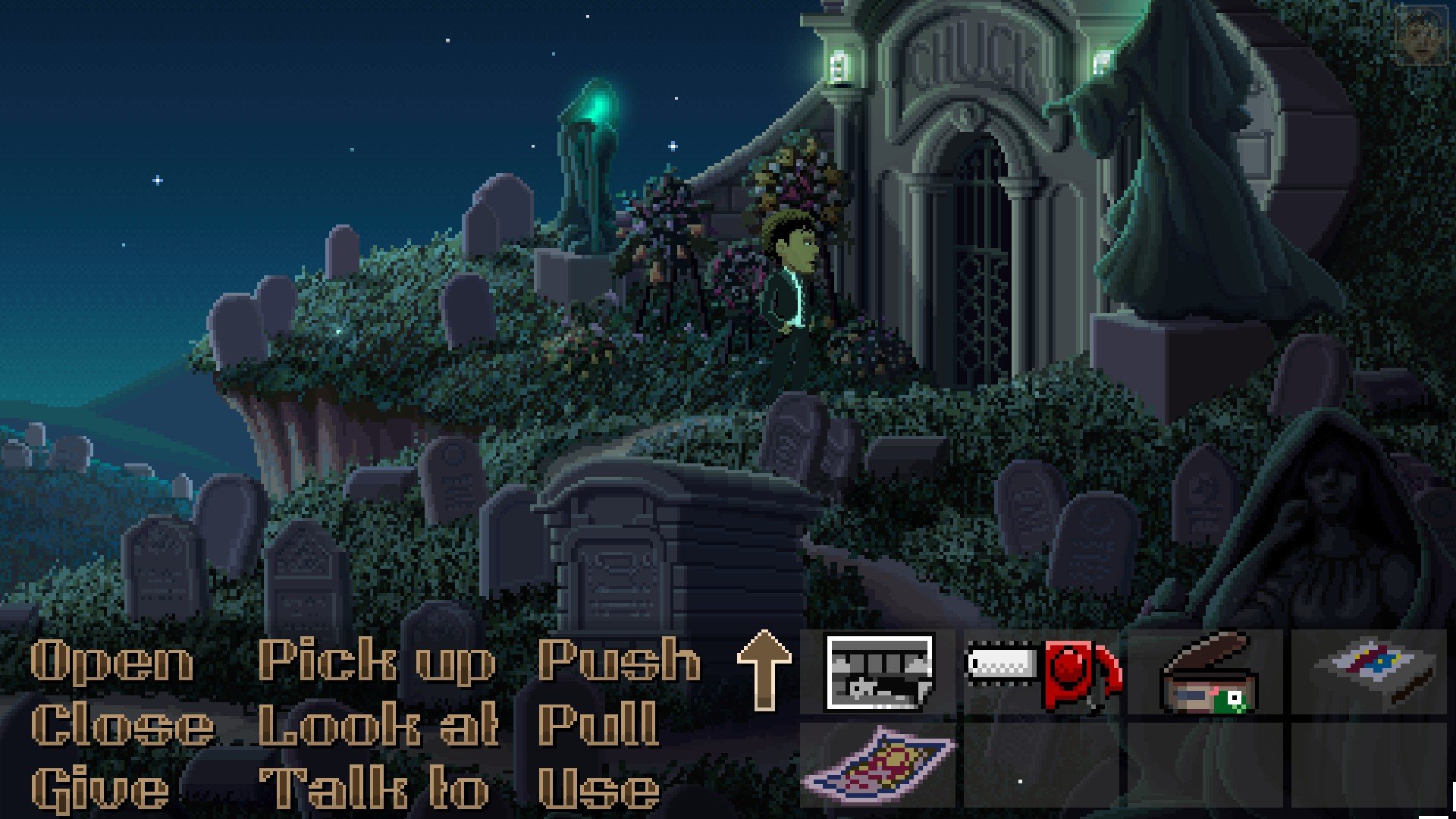 Screenshot for Ron Gilbert and Gary Winnick – Thimbleweed Park Screenshot for Ron Gilbert and Gary Winnick – Thimbleweed Park