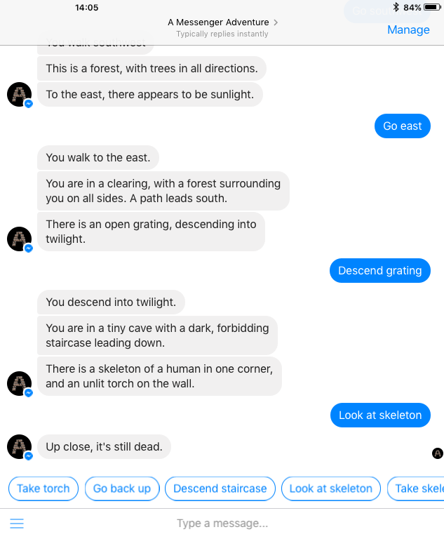 Messenger Adventure, A